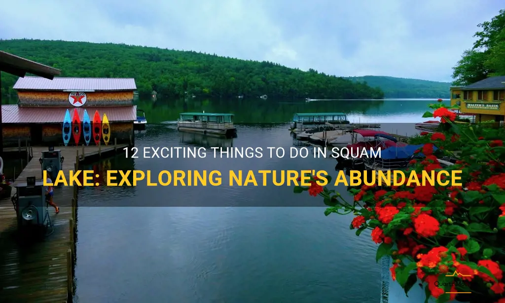 things to do in squam lake