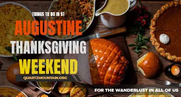 12 Exciting Activities for Thanksgiving Weekend in St. Augustine