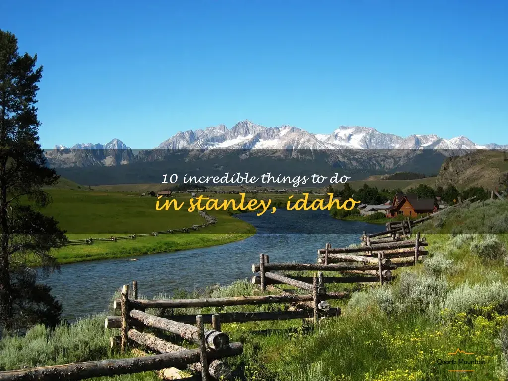 things to do in stanley idaho