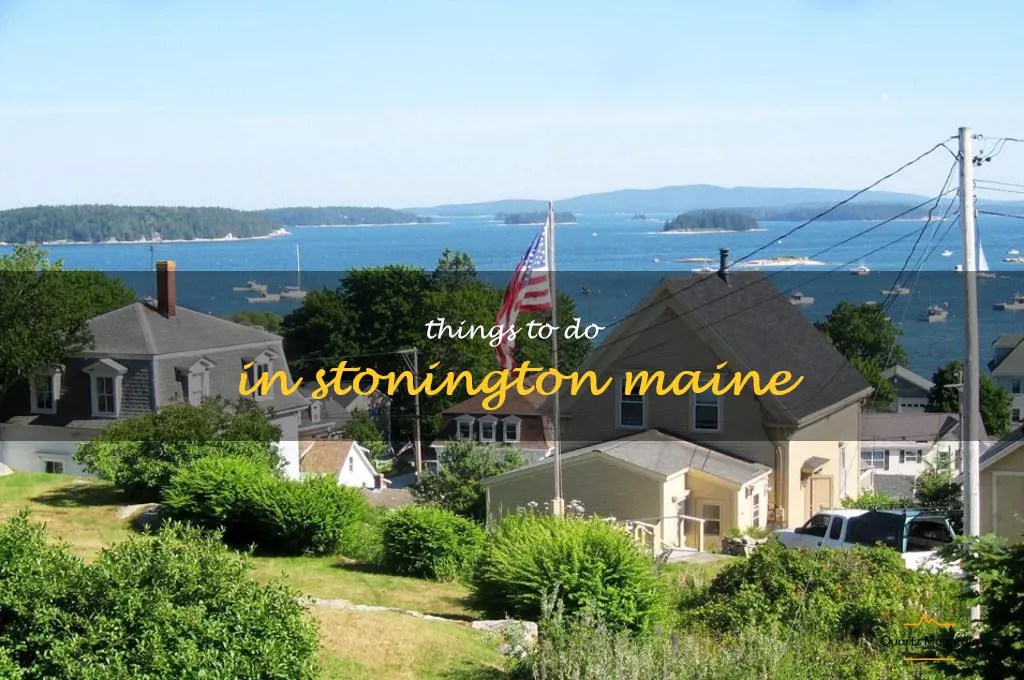 things to do in stonington maine