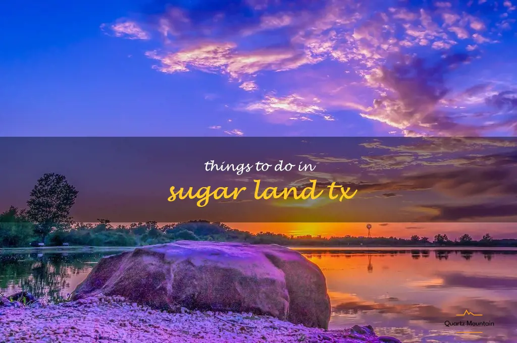things to do in sugar land tx