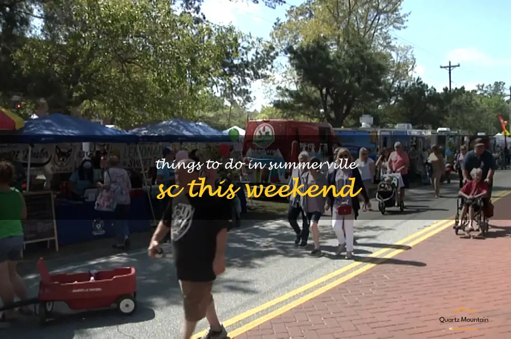 things to do in summerville sc this weekend
