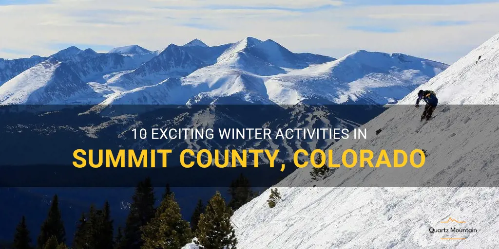 things to do in summit county colorado winter