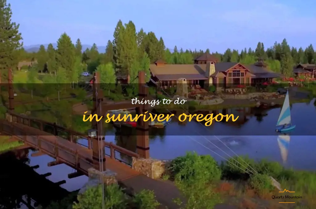 things to do in sunriver oregon