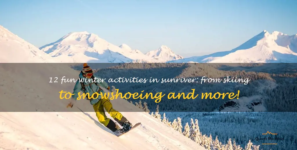 things to do in sunriver winter