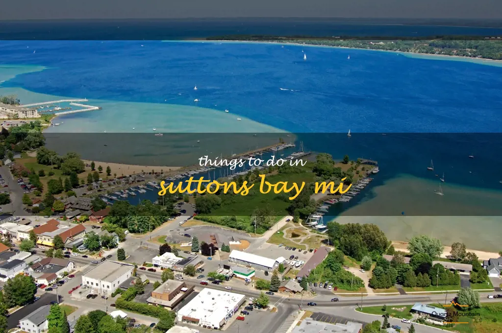 things to do in suttons bay mi