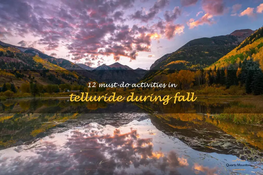 things to do in telluride fall