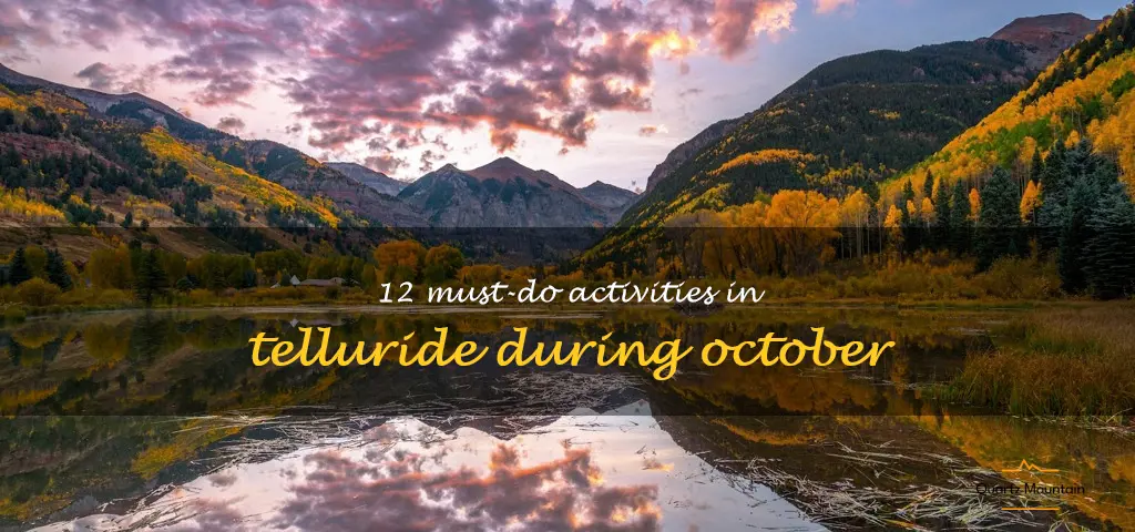 things to do in telluride in october