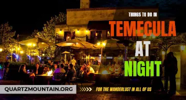 12 Fun Nighttime Activities in Temecula