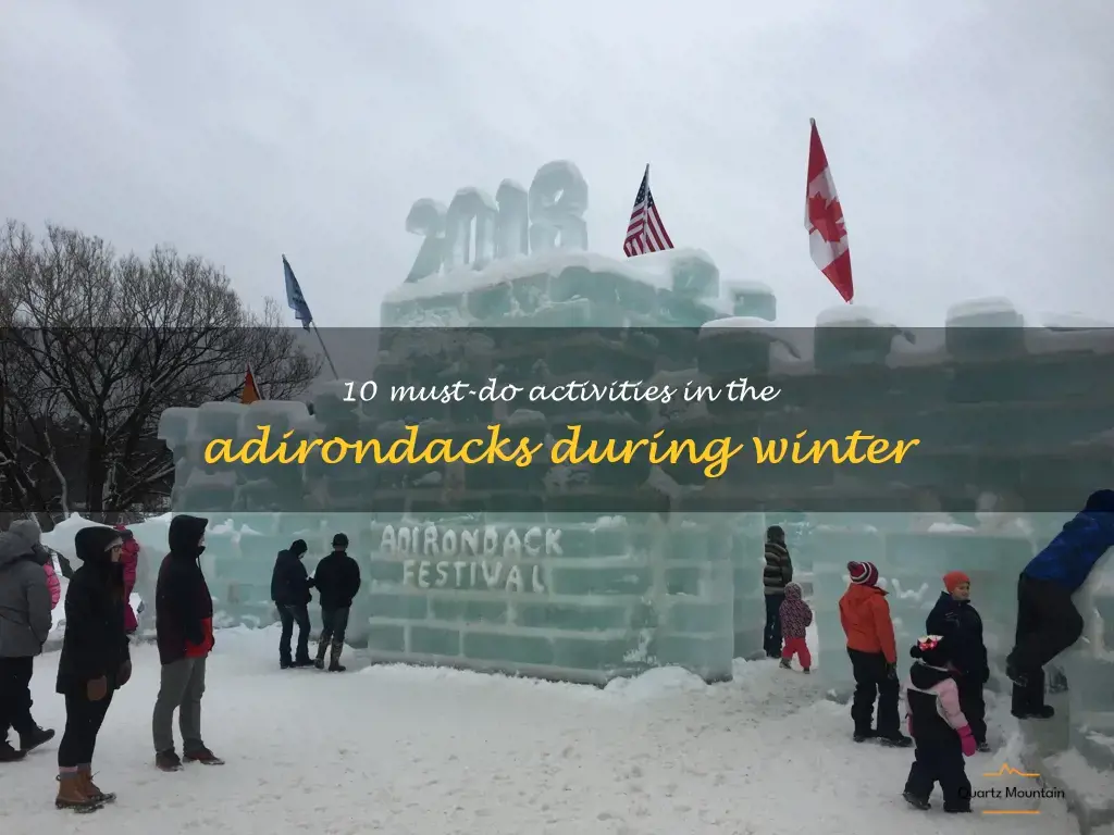things to do in the adirondacks in winter