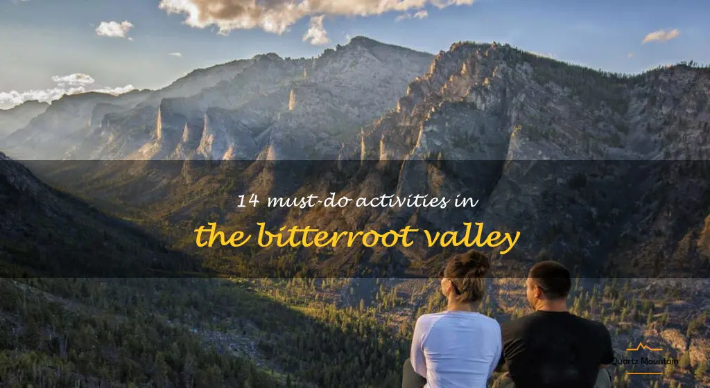 things to do in the bitterroot valley