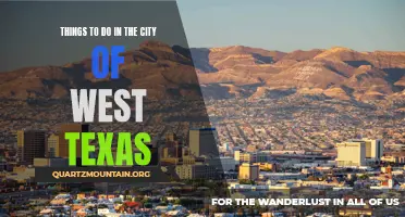 13 Must-Do Activities in the Vibrant City of West Texas