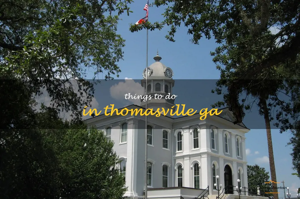 things to do in thomasville ga
