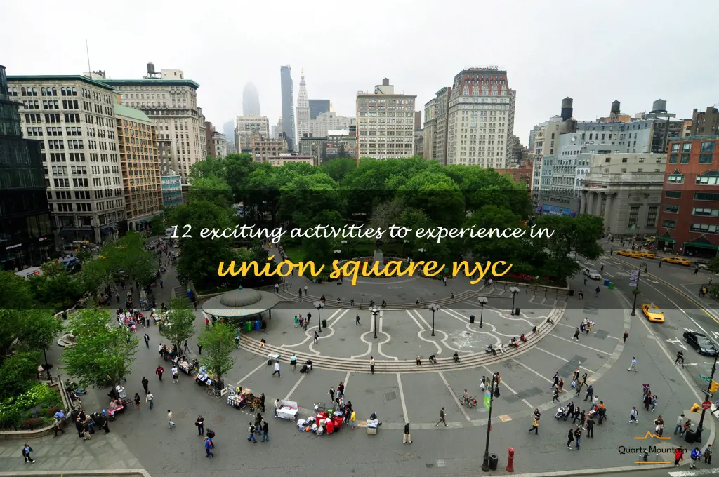 things to do in union square nyc