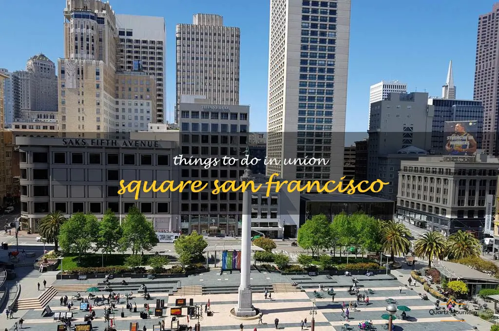 things to do in union square san francisco