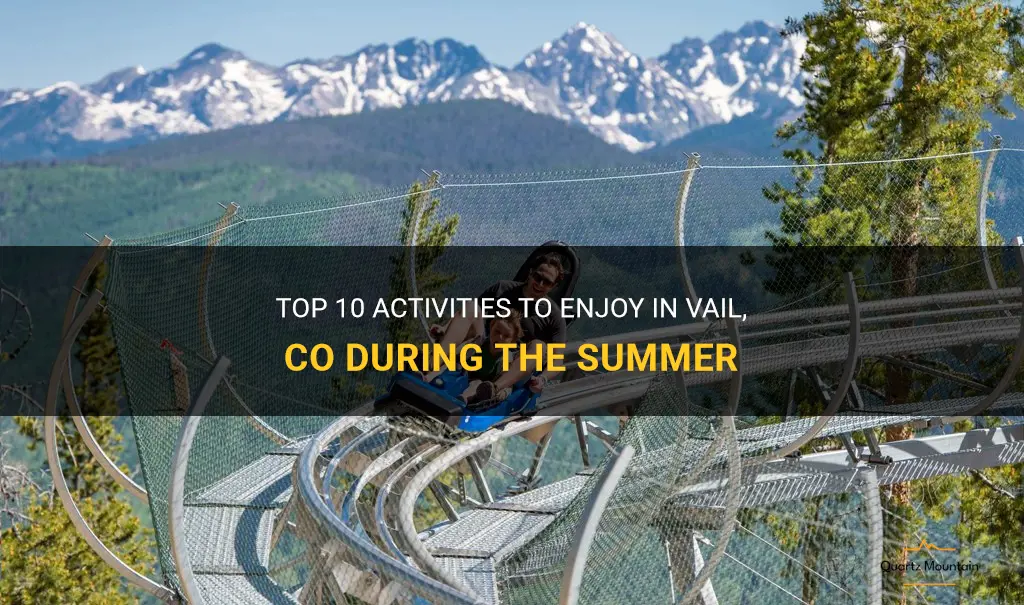 things to do in vail co in summer