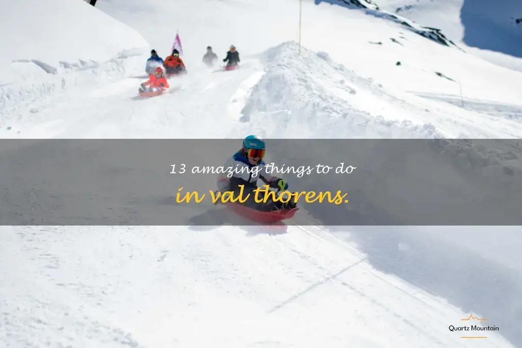 things to do in val thorens