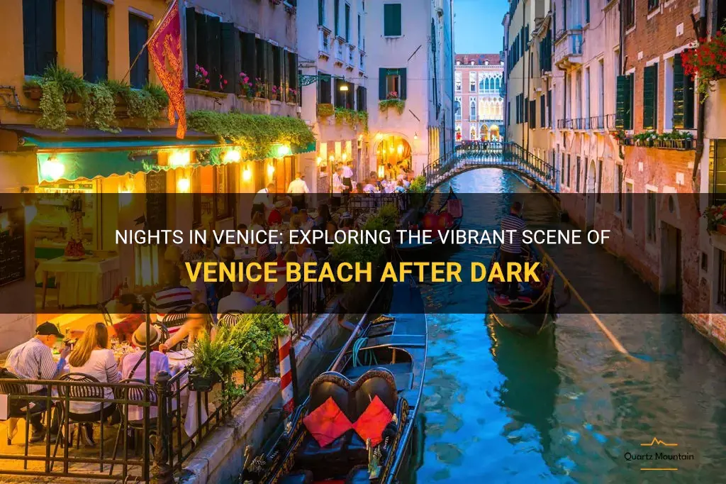 things to do in venice beach at night