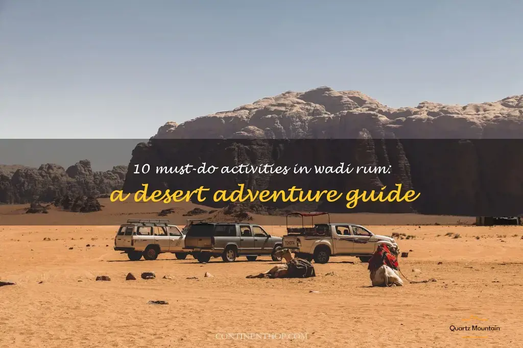 things to do in wadi rum