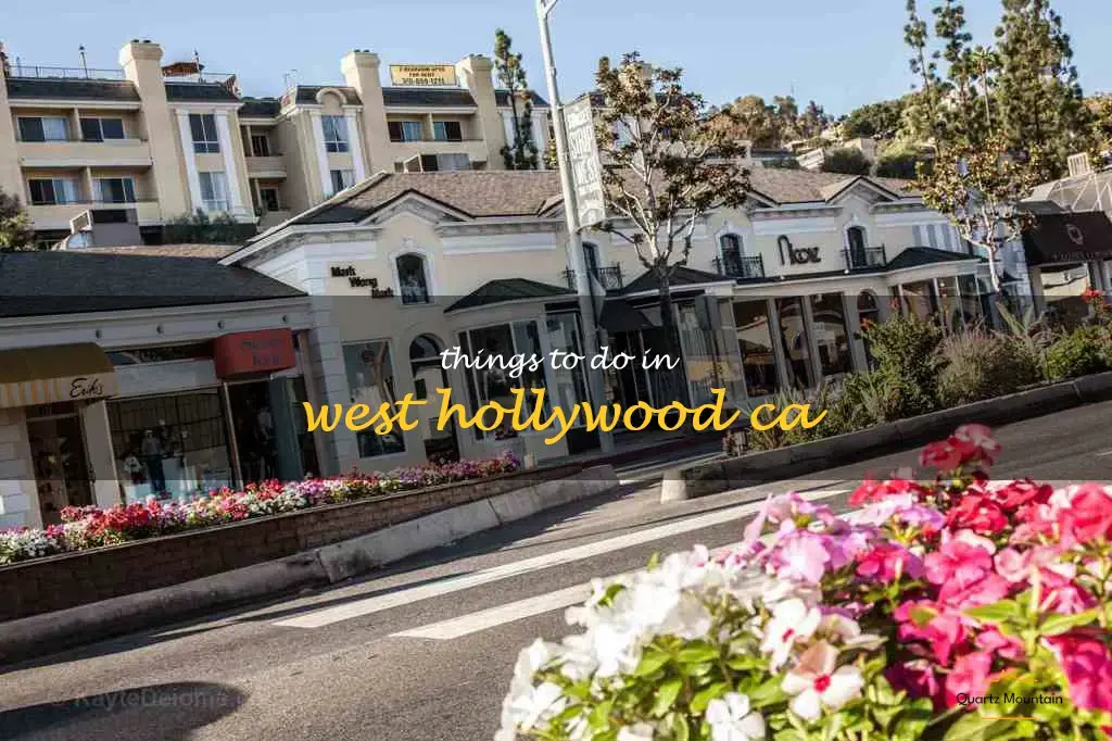 things to do in west hollywood ca