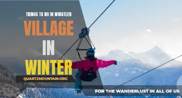 The Ultimate Guide to Winter Activities in Whistler Village