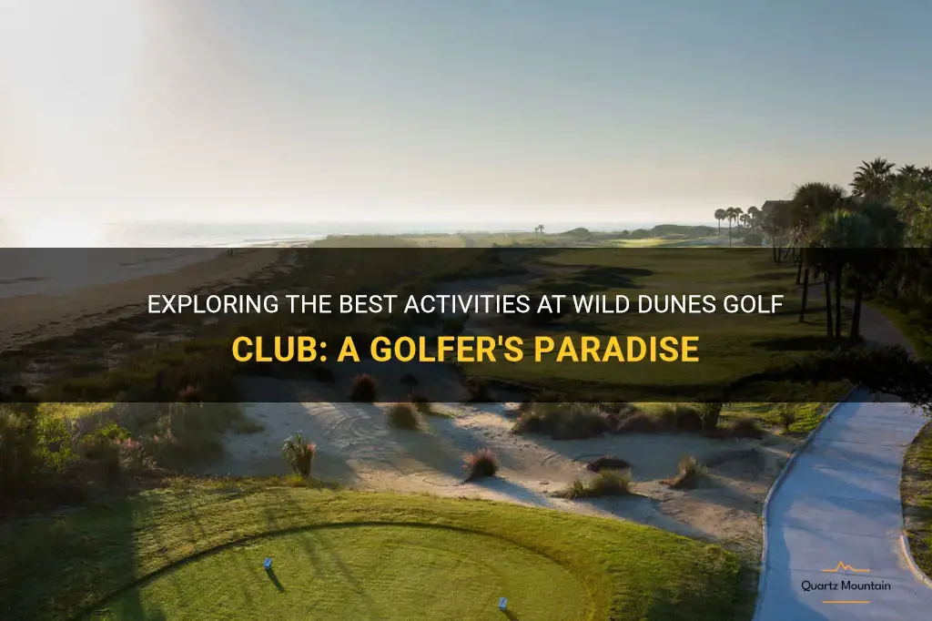 things to do in wild dunes Golf club