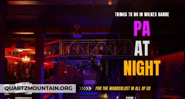 Night Life in Wilkes-Barre, PA: Fun Activities and Entertainment after Dark