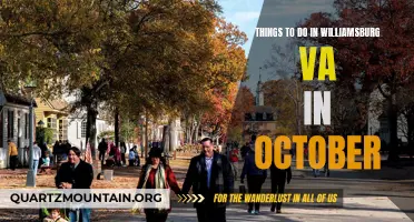 October Fun: Discovering Williamsburg VA's Best Experiences and Events