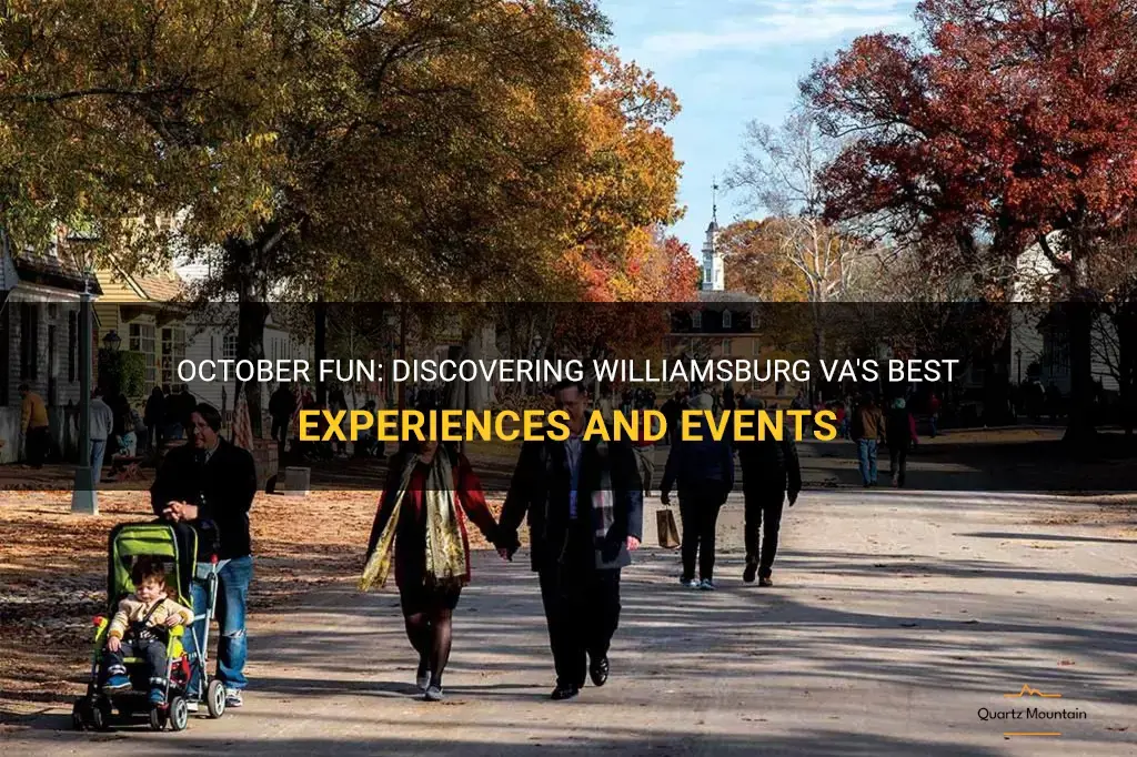 things to do in williamsburg va in october