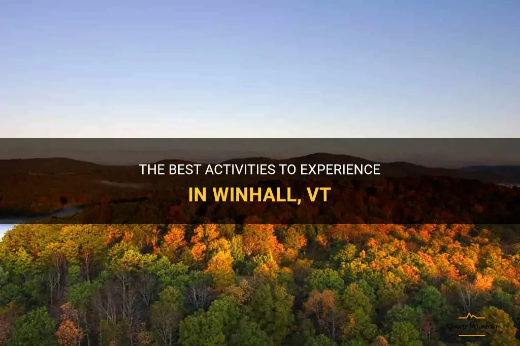 things to do in winhall vt