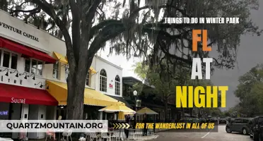 10 Things to Do in Winter Park, FL at Night