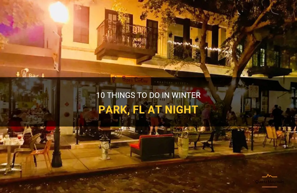 things to do in winter park fl at night