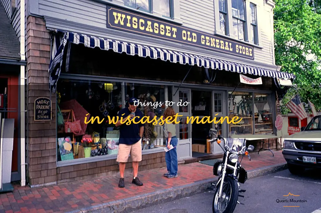 things to do in wiscasset maine