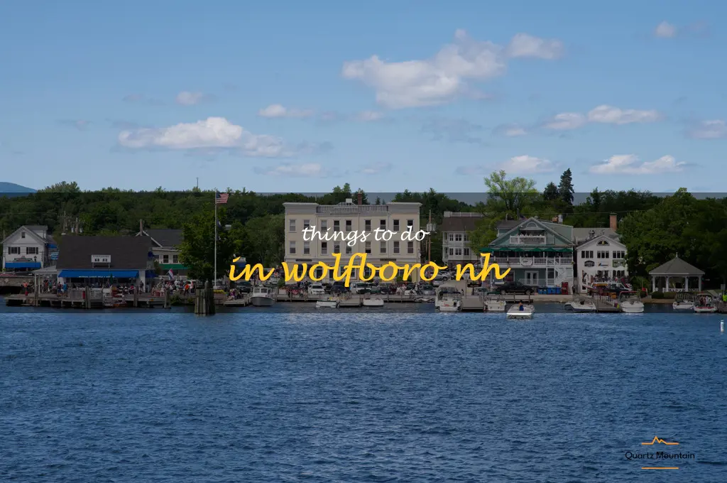 things to do in wolfboro nh
