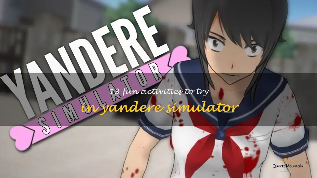 things to do in yandere simulator
