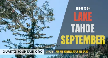 September Adventures in Lake Tahoe: Explore the Best Activities and Events