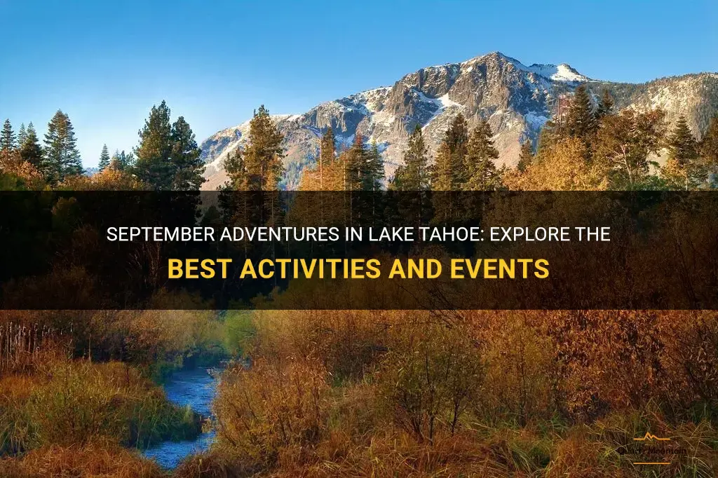 things to do lake tahoe september