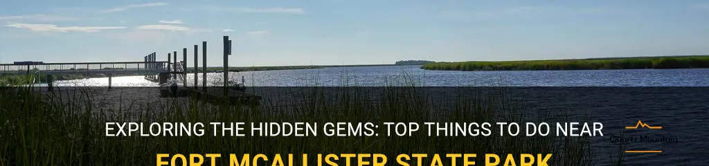 things to do near fort mcallister state park
