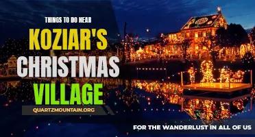 13 Amazing Things to Do Near Koziar's Christmas Village
