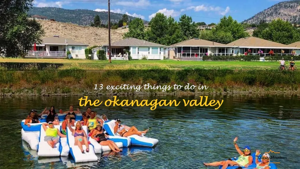 things to do okanagan valley