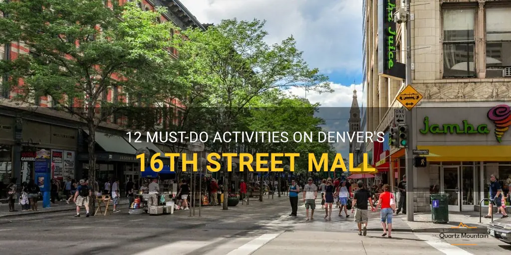 things to do on 16th street mall