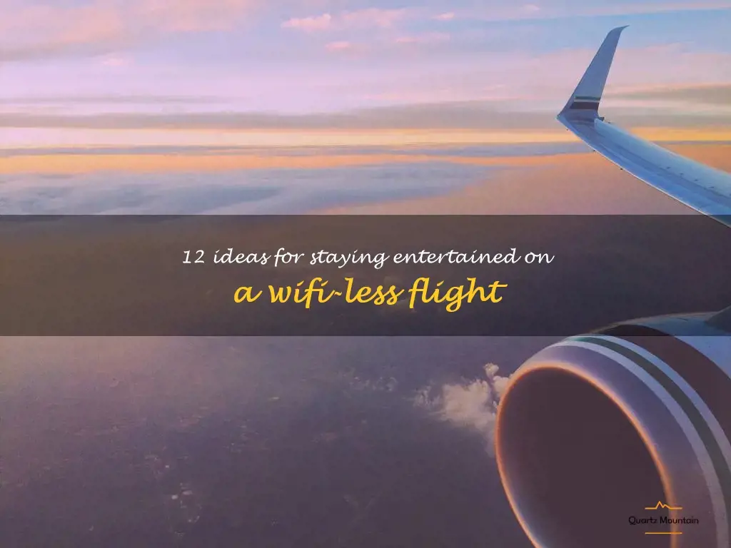 things to do on a plane without wifi