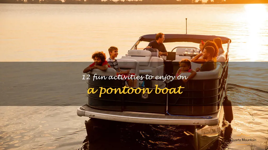 things to do on a pontoon boat
