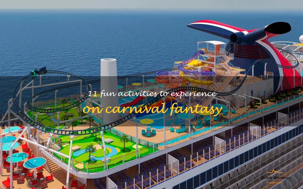 things to do on carnival fantasy