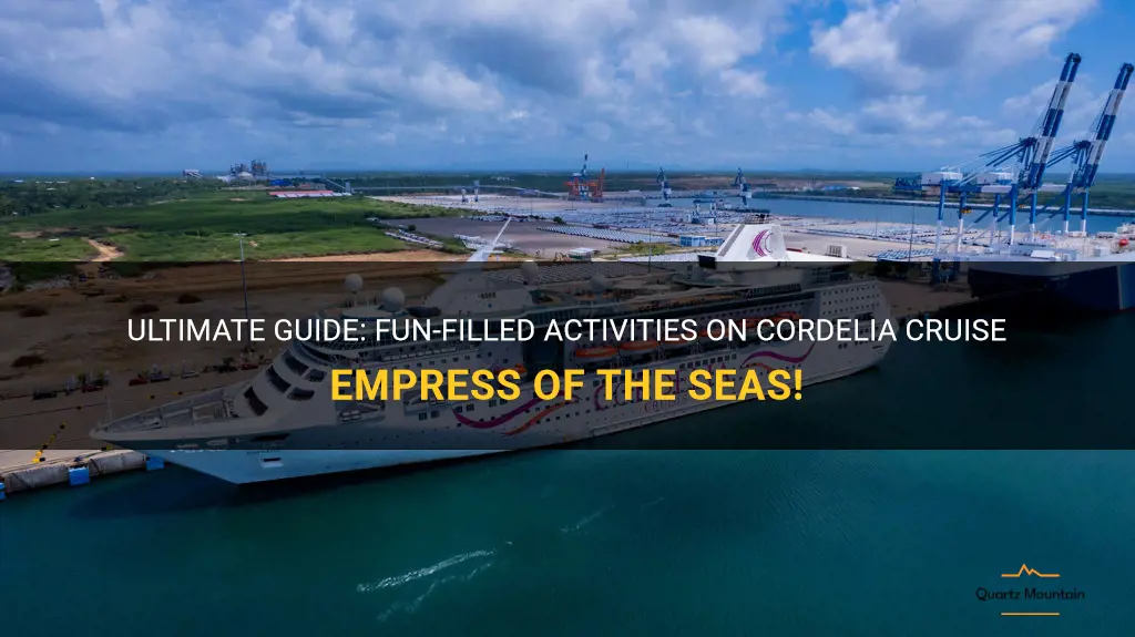 things to do on Cordelia Cruise Empress Of The Seas