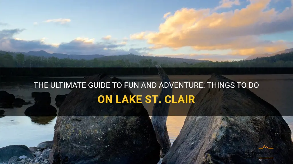 things to do on lake st clair