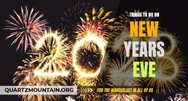 12 Unique Things To Do On New Year's Eve