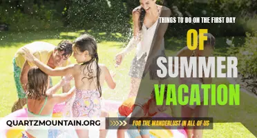 Summer Fun Begins: Exciting Activities for Your First Day of Vacation