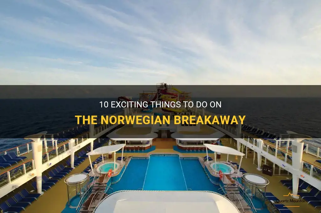 things to do on the norwegian breakaway