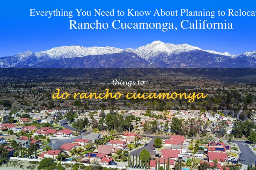 things to do rancho cucamonga